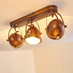 hofstein Plafonnier Butikon Rouille, 3 lumières