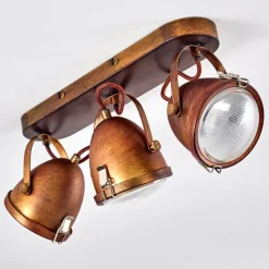hofstein Plafonnier Butikon Rouille, 3 lumières
