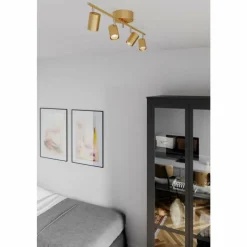 Lampe Design-By Rydéns Plafonnier By Rydens Correct Cuivre, 4 lumières