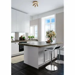 Lampe Design-By Rydéns Plafonnier By Rydens Correct Cuivre, 5 lumières