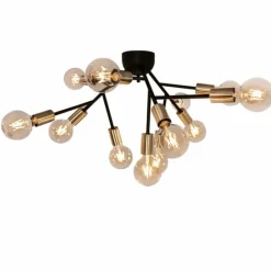 By Rydéns Plafonnier By Rydens Hero Noir, 12 lumières* Plafonniers