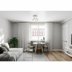 Lampes Dorées-By Rydéns Plafonnier By Rydens Pulse Or, Blanc, 3 lumières