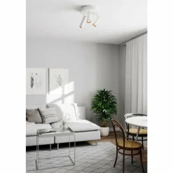 Lampes Dorées-By Rydéns Plafonnier By Rydens Pulse Or, Blanc, 3 lumières