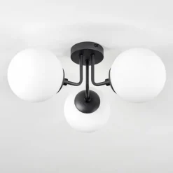 hofstein Plafonnier Cabalonga Noir, 3 lumières