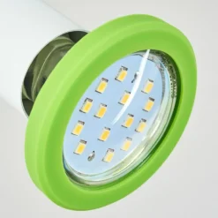 hofstein Plafonnier Cabri LED Chrome, Vert, Blanc, 1 lumière