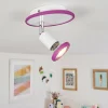 hofstein Plafonnier Cabri LED Chrome, Lila, Blanc, 1 lumière