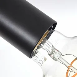 Lampes Vintages & Rétros-hofstein Plafonnier Cacoq Noir, 4 lumières