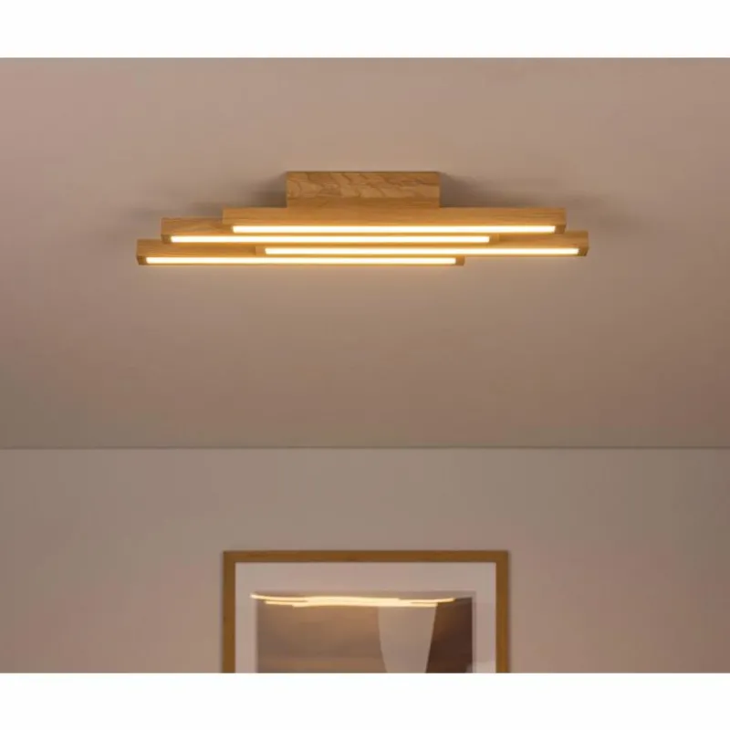 Luminaires Scandinaves-hofstein Plafonnier Cajas LED Écru, 4 lumières