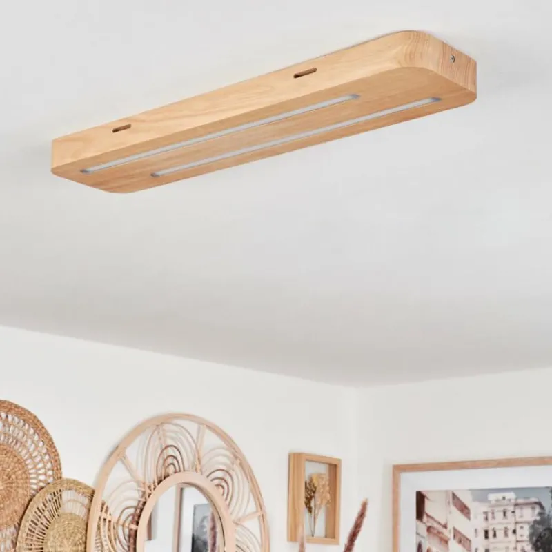 Luminaires Scandinaves-hofstein Plafonnier Cajas LED Écru, 2 lumières