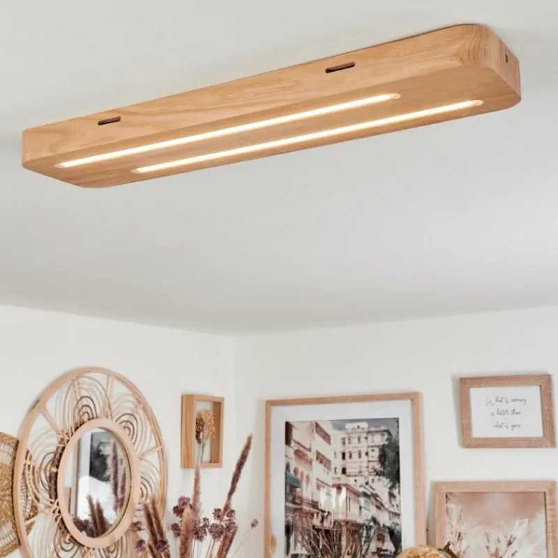 Luminaires Scandinaves-hofstein Plafonnier Cajas LED Écru, 2 lumières