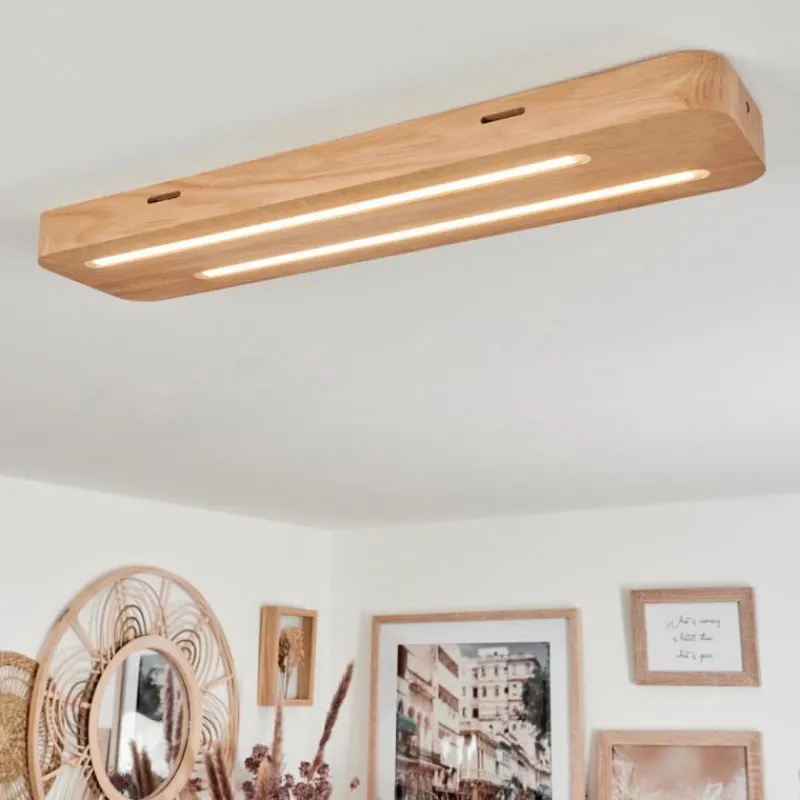 Luminaires Scandinaves-hofstein Plafonnier Cajas LED Écru, 2 lumières