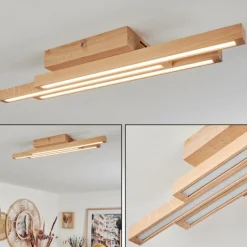Luminaires Scandinaves-hofstein Plafonnier Cajas LED Écru, 3 lumières