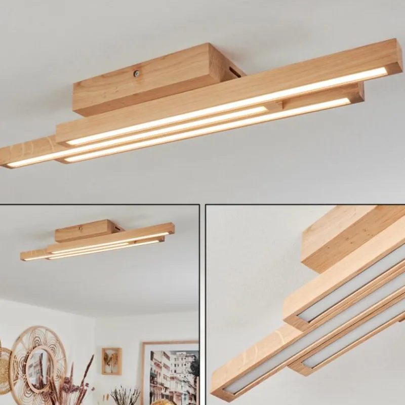 Luminaires Scandinaves-hofstein Plafonnier Cajas LED Écru, 3 lumières