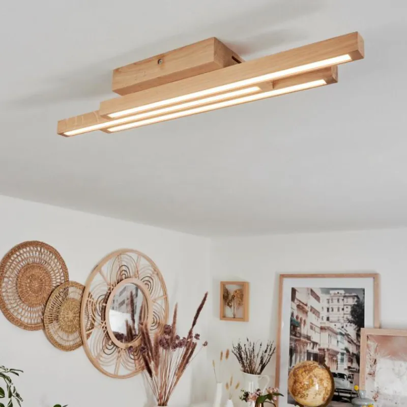 Luminaires Scandinaves-hofstein Plafonnier Cajas LED Écru, 3 lumières