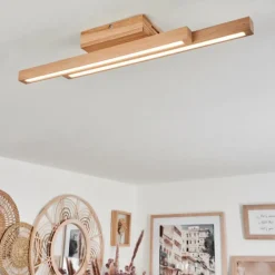 Luminaires Scandinaves-hofstein Plafonnier Cajas LED Écru, 2 lumières