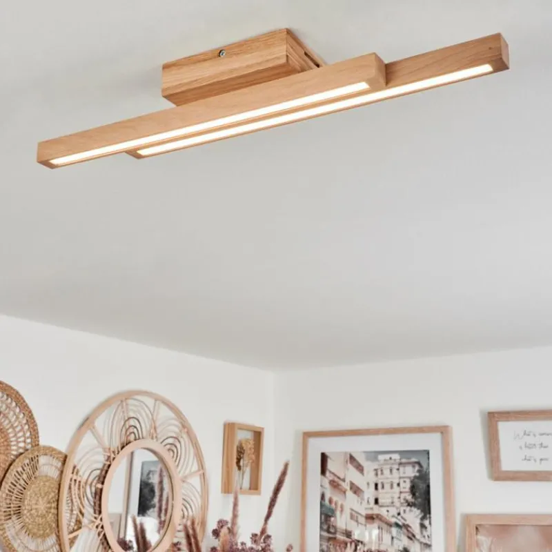 Luminaires Scandinaves-hofstein Plafonnier Cajas LED Écru, 2 lumières