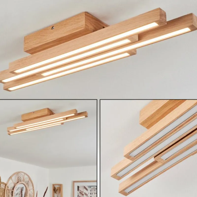 Luminaires Scandinaves-hofstein Plafonnier Cajas LED Écru, 4 lumières