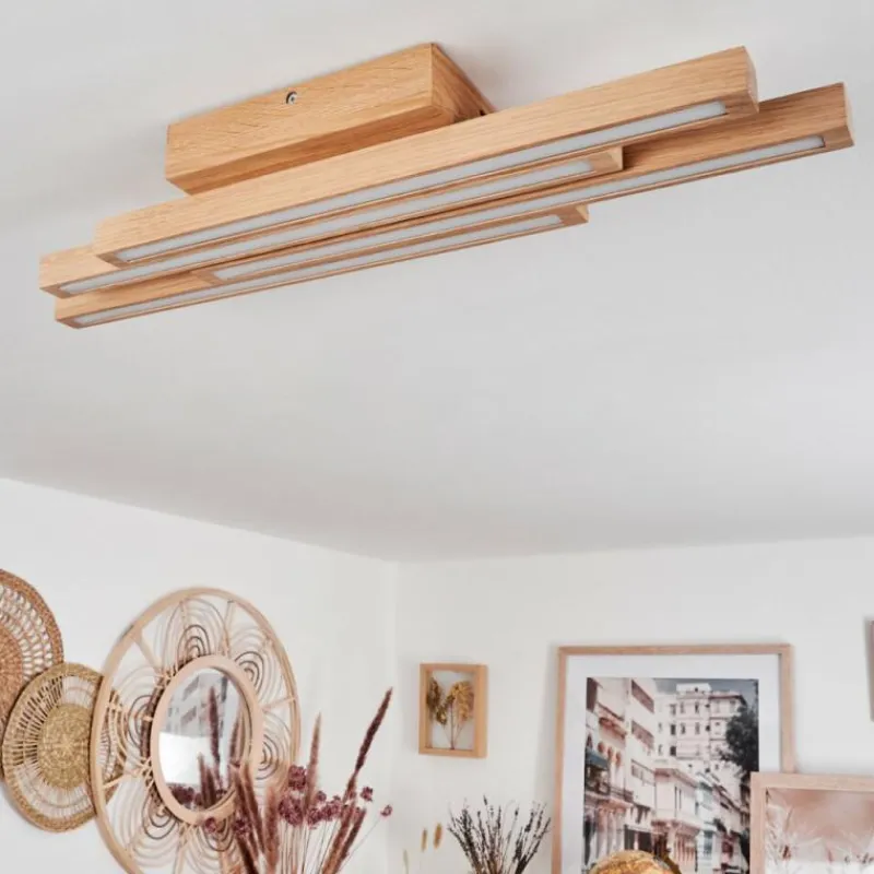 Luminaires Scandinaves-hofstein Plafonnier Cajas LED Écru, 4 lumières