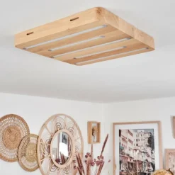 hofstein Plafonnier Cajas LED Écru, 5 lumières