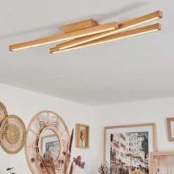 hofstein Plafonnier Cajas LED Écru, 3 lumières