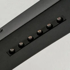 Lampes Dorées-hofstein Plafonnier Cajean LED Noir, 1 lumière