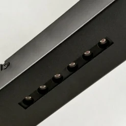 Lampes Dorées-hofstein Plafonnier Cajean LED Noir, 1 lumière