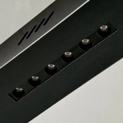 Lampes Dorées-hofstein Plafonnier Cajean LED Noir, 1 lumière