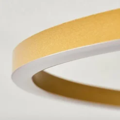 Lampes Dorées-hofstein Plafonnier Cajean LED Noir, 3 lumières