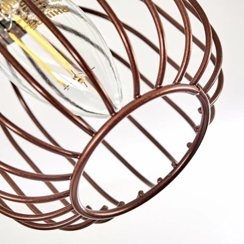 hofstein Plafonnier Cancun Brun, 4 lumières* Spots Et Projecteurs