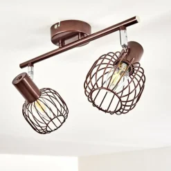 hofstein Plafonnier Cancun Brun, 2 lumières* Spots Et Projecteurs