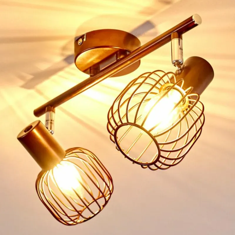 hofstein Plafonnier Cancun Brun, 2 lumières* Spots Et Projecteurs