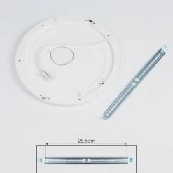 hofstein Plafonnier Canditas LED Blanc, 1 lumière