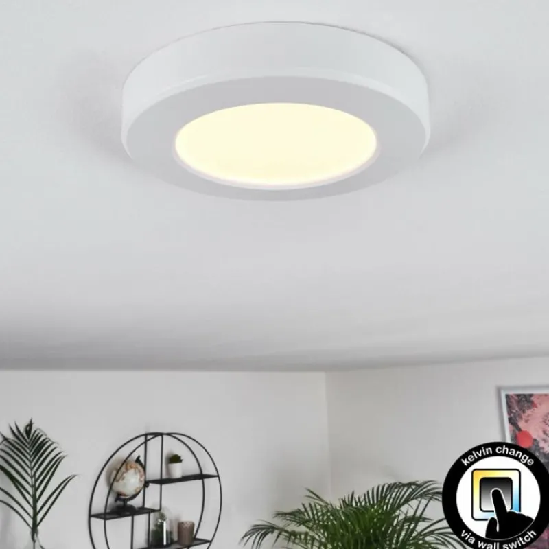 hofstein Plafonnier Canditas LED Blanc, 1 lumière