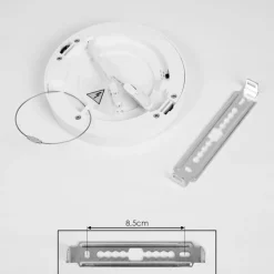 hofstein Plafonnier Canditas LED Blanc, 1 lumière