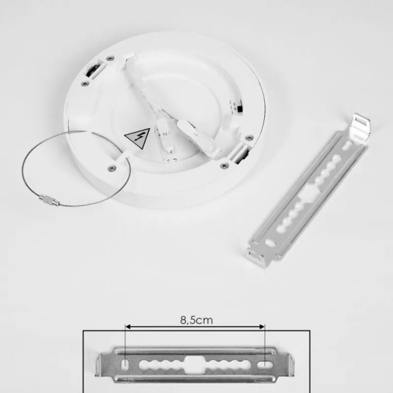 hofstein Plafonnier Canditas LED Blanc, 1 lumière