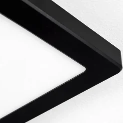 hofstein Plafonnier Canditas LED Noir, 1 lumière* Éclairage Led