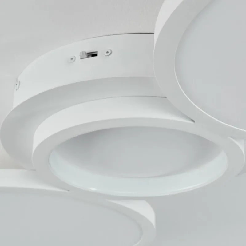 hofstein Plafonnier Carabajal LED Blanc, 1 lumière