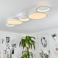 hofstein Plafonnier Carabajal LED Blanc, 1 lumière