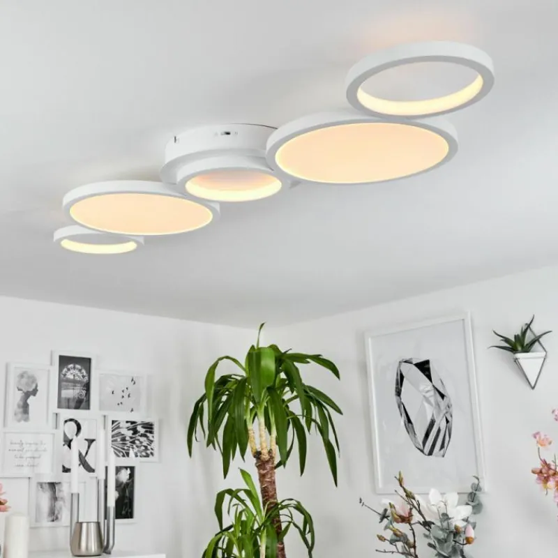 hofstein Plafonnier Carabajal LED Blanc, 1 lumière