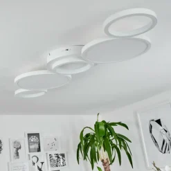 hofstein Plafonnier Carabajal LED Blanc, 1 lumière