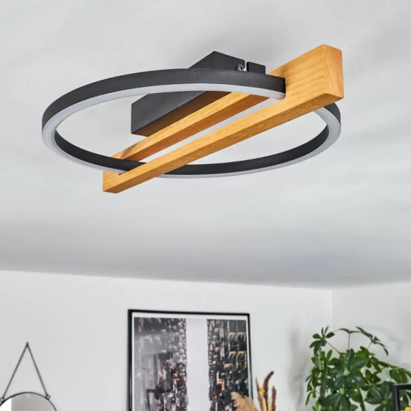 hofstein Plafonnier Carcano LED Écru, Noir, 1 lumière