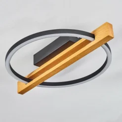 hofstein Plafonnier Carcano LED Écru, Noir, 1 lumière