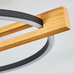 hofstein Plafonnier Carcano LED Noir, 3 lumières