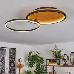 hofstein Plafonnier Cardozo LED Écru, Noir, 1 lumière