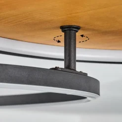 hofstein Plafonnier Cardozo LED Écru, Noir, 1 lumière