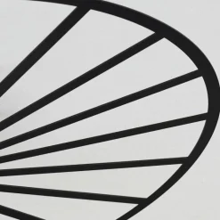 Lampes Industrielles-hofstein Plafonnier Carqueja Noir, 1 lumière