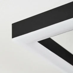 hofstein Plafonnier Cascada Brun, Couleur bois, Noir, 1 lumière