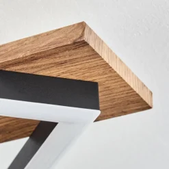 hofstein Plafonnier Cascada LED Brun, Couleur bois, Noir, 1 lumière