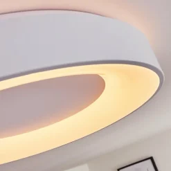 hofstein Plafonnier Casina LED Blanc, 1 lumière, Télécommandes