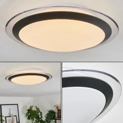 hofstein Plafonnier Castasegna LED Blanc, 1 lumière* Éclairage Led